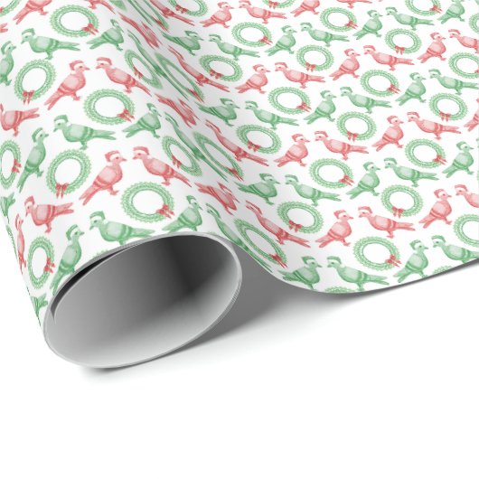 Christmas Pigeon Wrapping Paper ラッピングペーパー (ロールコーナー)