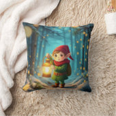 Christmas pillow elf クッション (ブランケット)