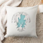 Christmas Pillow – Frosty Holiday Decor クッション (ブランケット)