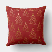 Christmas Pillow – Holiday Winter Cushion Home  クッション (裏面)