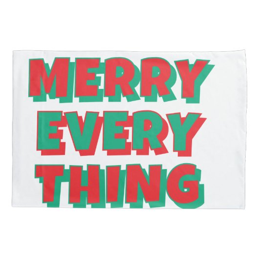 Christmas Pillowcase 枕カバー (裏面)