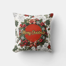 Christmas pillows with snowflakes クッション