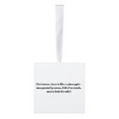 Christmas pineapple tree watercolor キューブオーナメント (右)