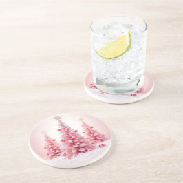 Christmas Pink Coasters コースター