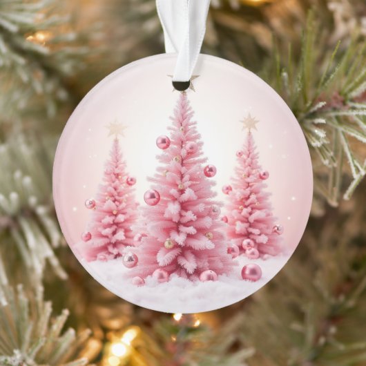 Christmas Pink Ornament オーナメント (ツリー)