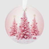 Christmas Pink Ornament オーナメント (正面)
