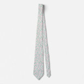 Christmas Pink Pattern Neck Tie ネクタイ (正面)