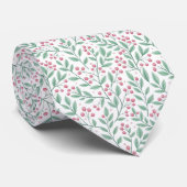 Christmas Pink Pattern Neck Tie ネクタイ (ロール)