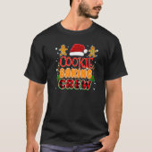 Christmas Pjs Cookie Baking Crew Tシャツ (正面)