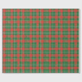 Christmas Plaid 4 ラッピングペーパー (フラット)