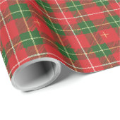 Christmas Plaid 6 ラッピングペーパー (ロールコーナー)