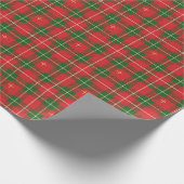 Christmas Plaid 6 ラッピングペーパー (角)
