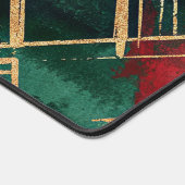 Christmas Plaid Custom mouse pad デスクマット (コーナー)