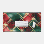 Christmas Plaid Custom mouse pad デスクマット (キーボード&マウス)