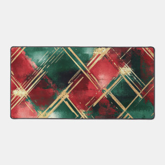 Christmas Plaid Custom mouse pad デスクマット