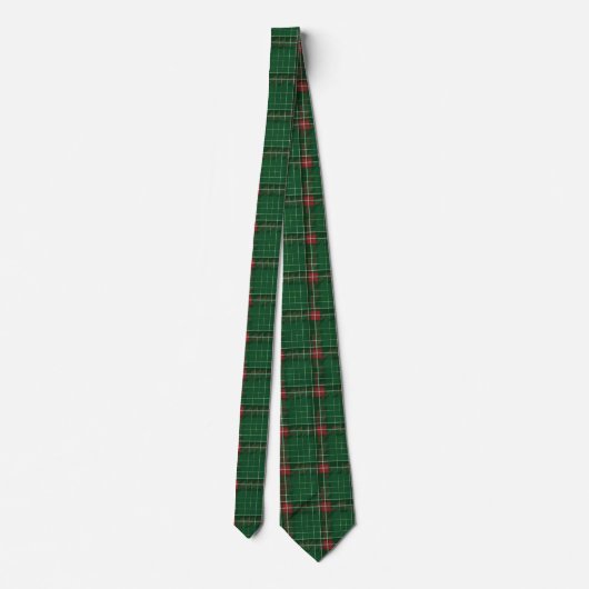 Christmas Plaid Green ネクタイ (裏面)