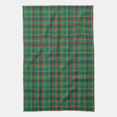 Christmas Plaid Green Pattern-23914 キッチンタオル (縦)