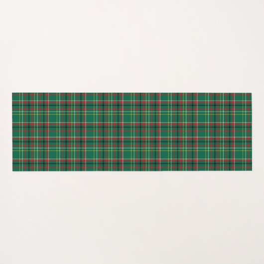 Christmas Plaid Green Pattern-23914 ヨガマット (裏面(横))