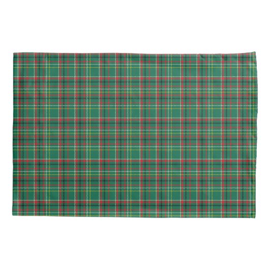 Christmas Plaid Green Pattern-23914 枕カバー (裏面)