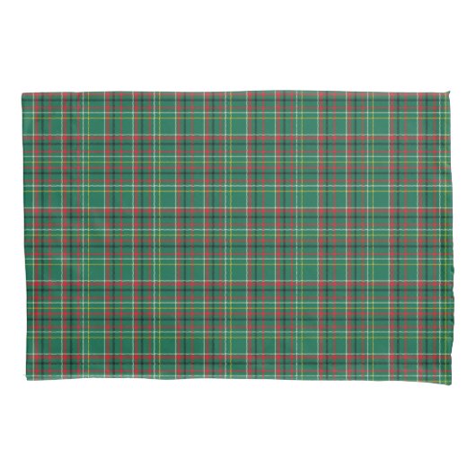 Christmas Plaid Green Pattern-23914 枕カバー (正面)
