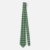 Christmas Plaid in Scottish Green ネクタイ (正面)