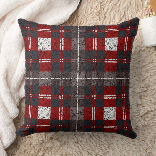 Christmas Plaid Pattern クッション (ブランケット)