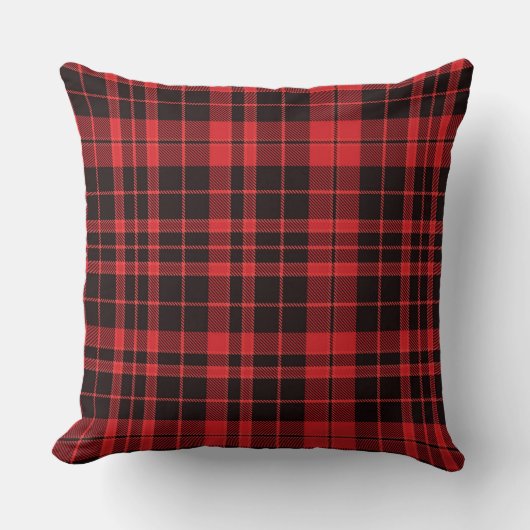Christmas Plaid Pattern クッション (正面)