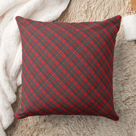 Christmas Plaid Pattern クッション (ブランケット)