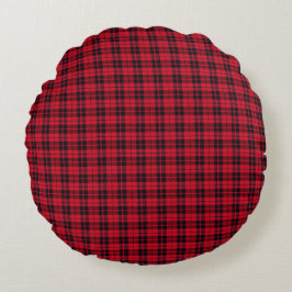 Christmas Plaid Pattern ラウンドクッション