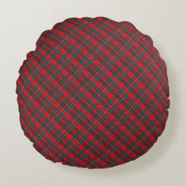 Christmas Plaid Pattern ラウンドクッション