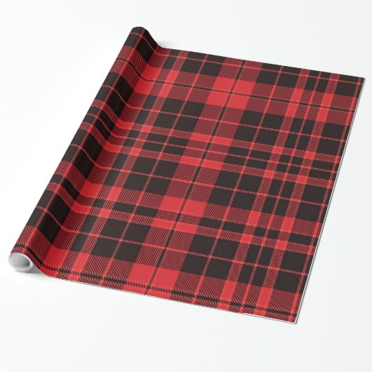 Christmas Plaid Pattern  ラッピングペーパー (アンロールド)