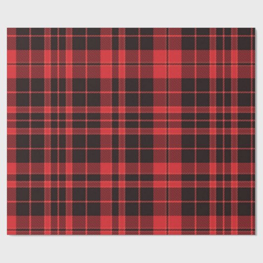 Christmas Plaid Pattern  ラッピングペーパー (フラット)
