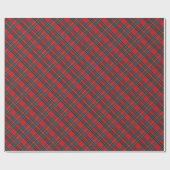 Christmas Plaid Pattern ラッピングペーパー (フラット)