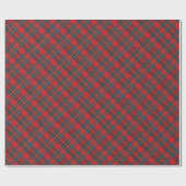 Christmas Plaid Pattern Wrapping Paper ラッピングペーパー (フラット)