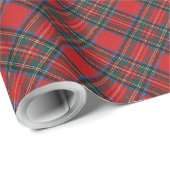 Christmas Plaid Pattern Wrapping Paper ラッピングペーパー (ロールコーナー)