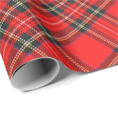 Christmas Plaid Pattern Wrapping Paper ラッピングペーパー (ロールコーナー)