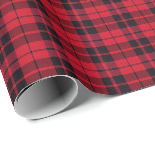 Christmas Plaid Pattern Wrapping Paper ラッピングペーパー (ロールコーナー)