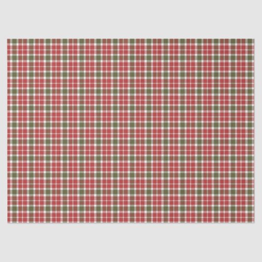 Christmas Plaid Tissue Paper 薄葉紙 (正面)