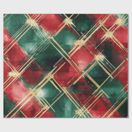 Christmas Plaid wrapping paper ラッピングペーパー
