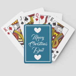 Christmas playing cards for Dad by dalDesignNZ トランプ
