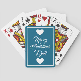Christmas playing cards for Dad by dalDesignNZ トランプ