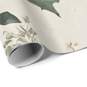 Christmas Poinsettia ラッピングペーパー (ロールコーナー)