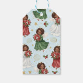 Christmas Poinsettia Angels  ギフトタグ (裏面)