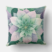  Christmas Poinsettia  Festive  クッション (裏面)