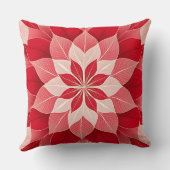 Christmas Poinsettia Festive クッション (裏面)