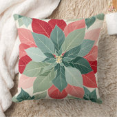Christmas Poinsettia Festive クッション (ブランケット)