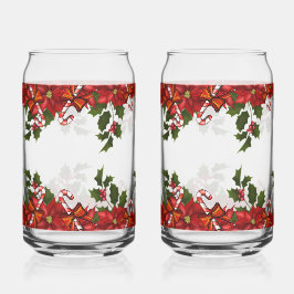 Christmas Poinsettia: Festive Holiday ガラス缶