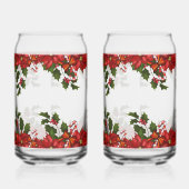 Christmas Poinsettia: Festive Holiday ガラス缶 (左)