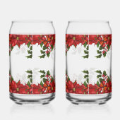 Christmas Poinsettia: Festive Holiday ガラス缶 (右)
