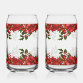 Christmas Poinsettia: Festive Holiday ガラス缶 (裏面)